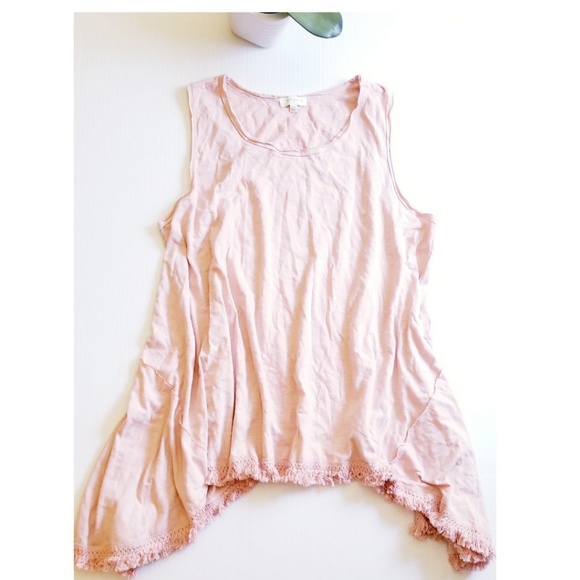 Umgee Tops - Umgee Pale Pink Tank